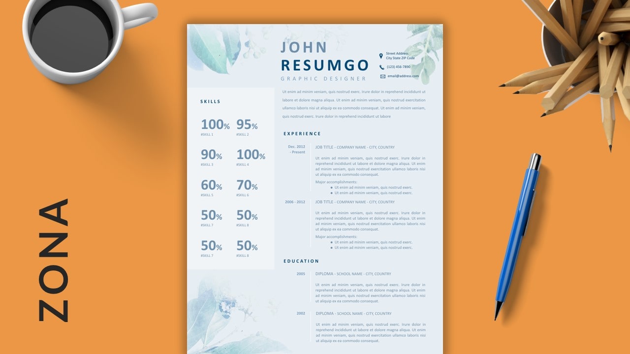 creative unique resume templates creative unique resume templates