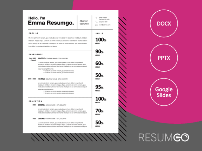 JAIDYN - Free Black and White CV Template With Grids - ResumGO