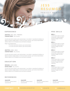 INDIANA – Creative and Stylish Resume Template | ResumGO