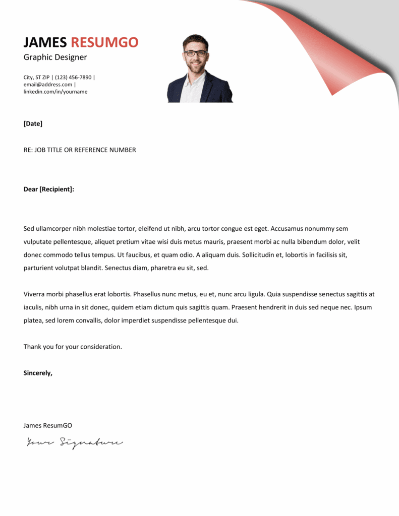 Free Annapurna cover letter template with matching design, editable in Word & Google Docs for a professional application.
